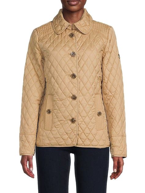 michael kors mens quilted nylon down jacket|Michael Kors quilted jackets women's.